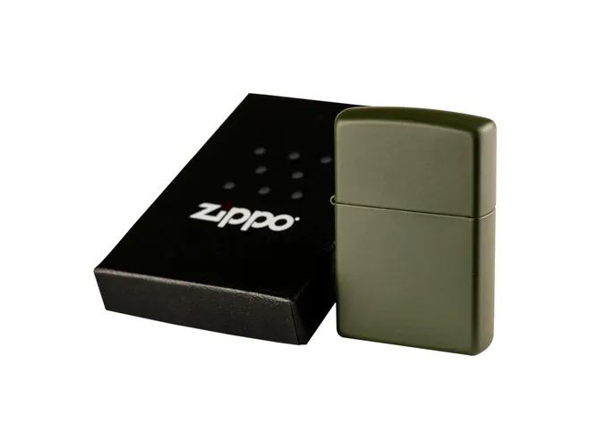 Запальничка Zippo Regular Green Matte 221 Фото 2